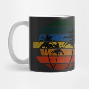 Palm Springs Miami Florida Sunshine Vintage Grunge Tee Mug